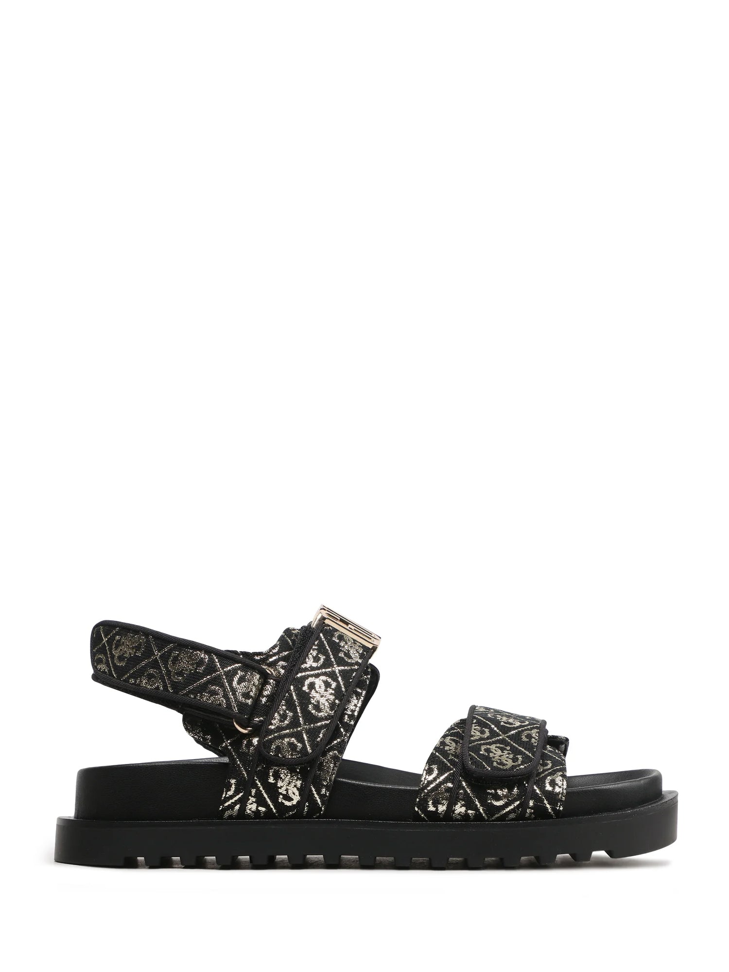 Sandali con strappi Nero Guess