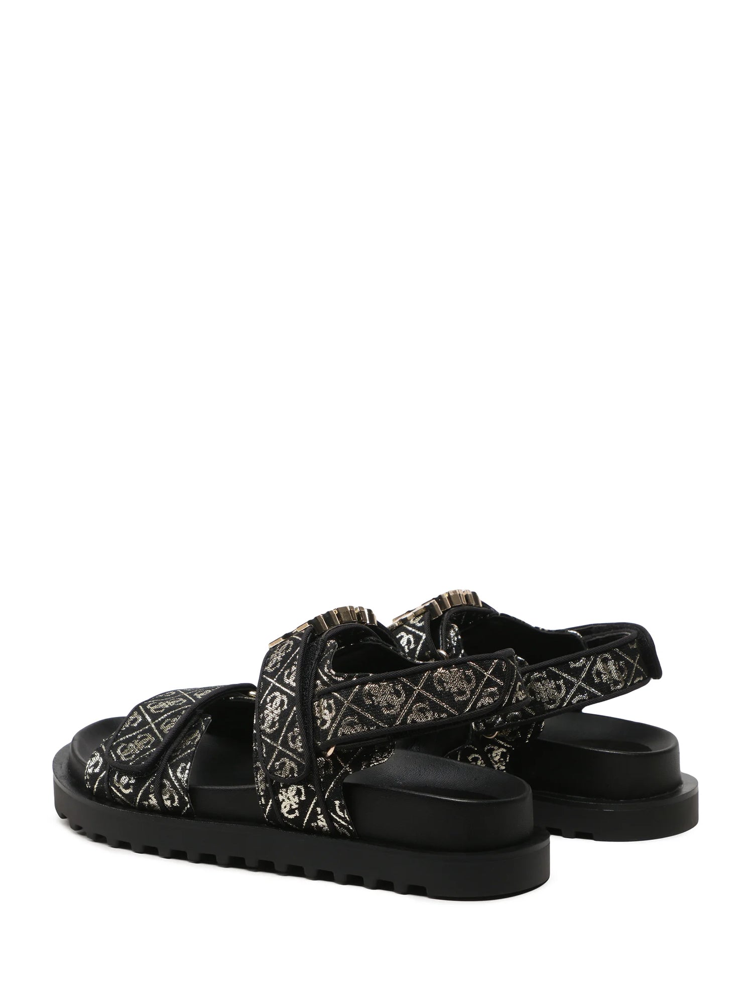 Sandali con strappi Nero Guess