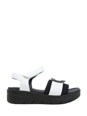 Sandali zeppa Bianco Stonefly