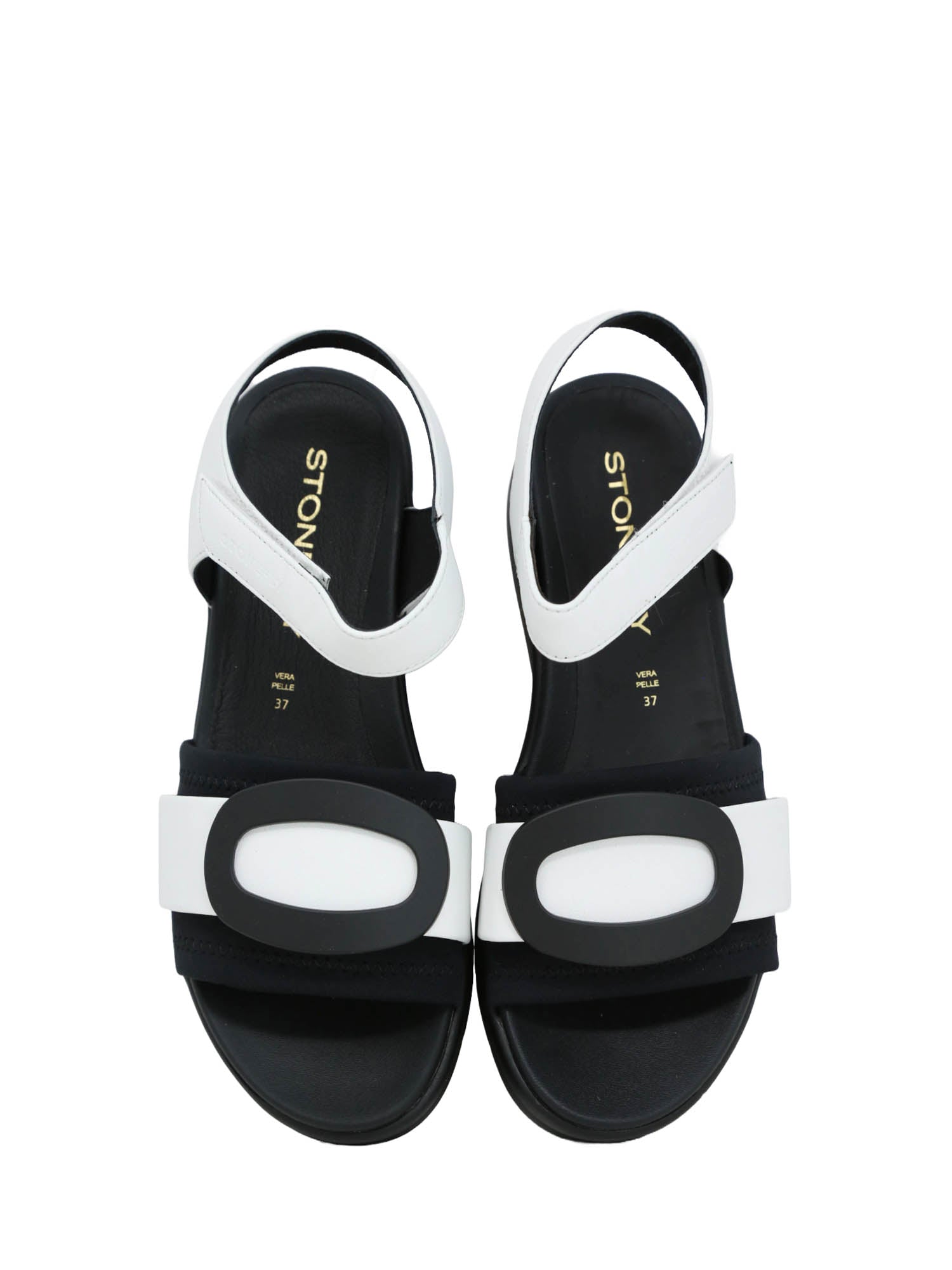 Sandali zeppa Bianco Stonefly