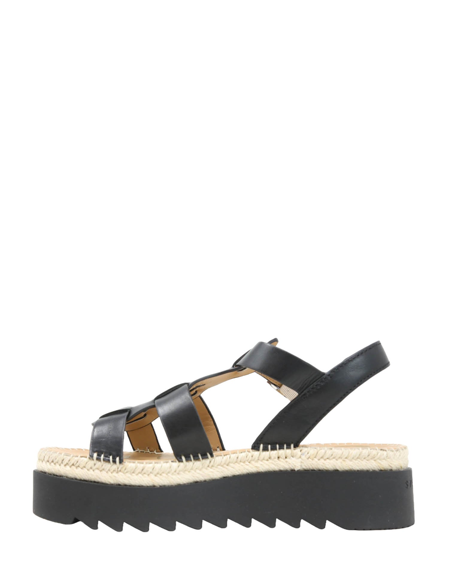 Sandali zeppa Nero Stonefly