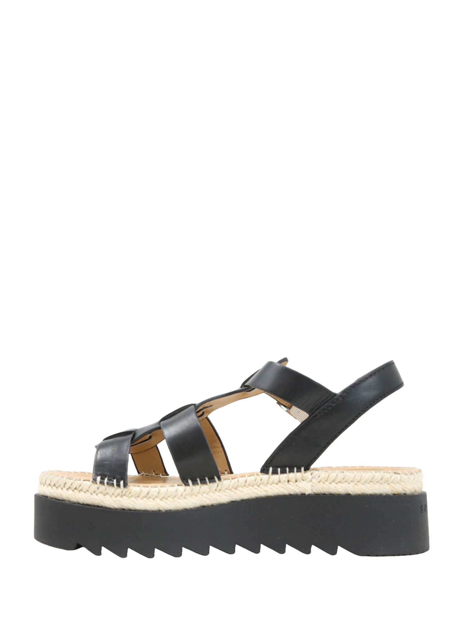 Sandali zeppa Nero Stonefly