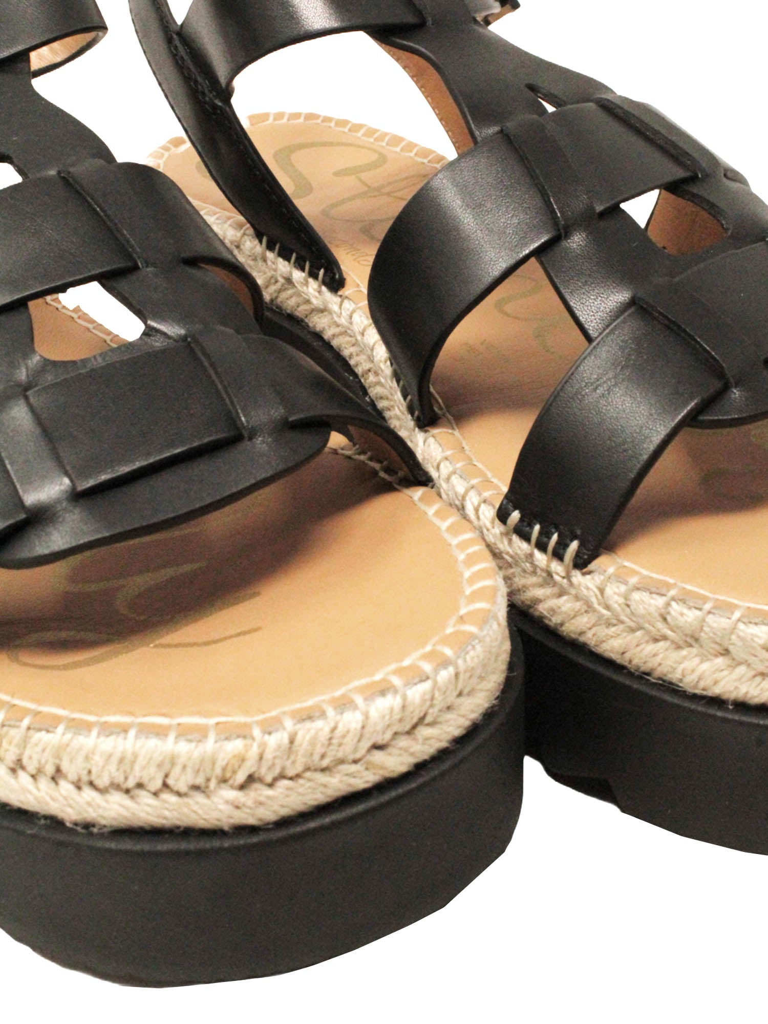 Sandali zeppa Nero Stonefly