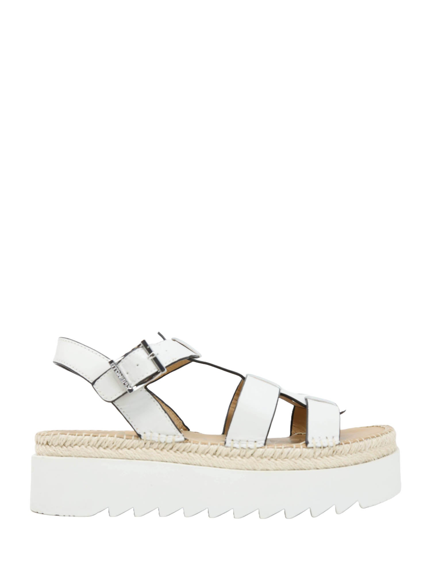 Sandali zeppa Bianco Stonefly