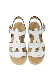 Sandali zeppa Bianco Stonefly