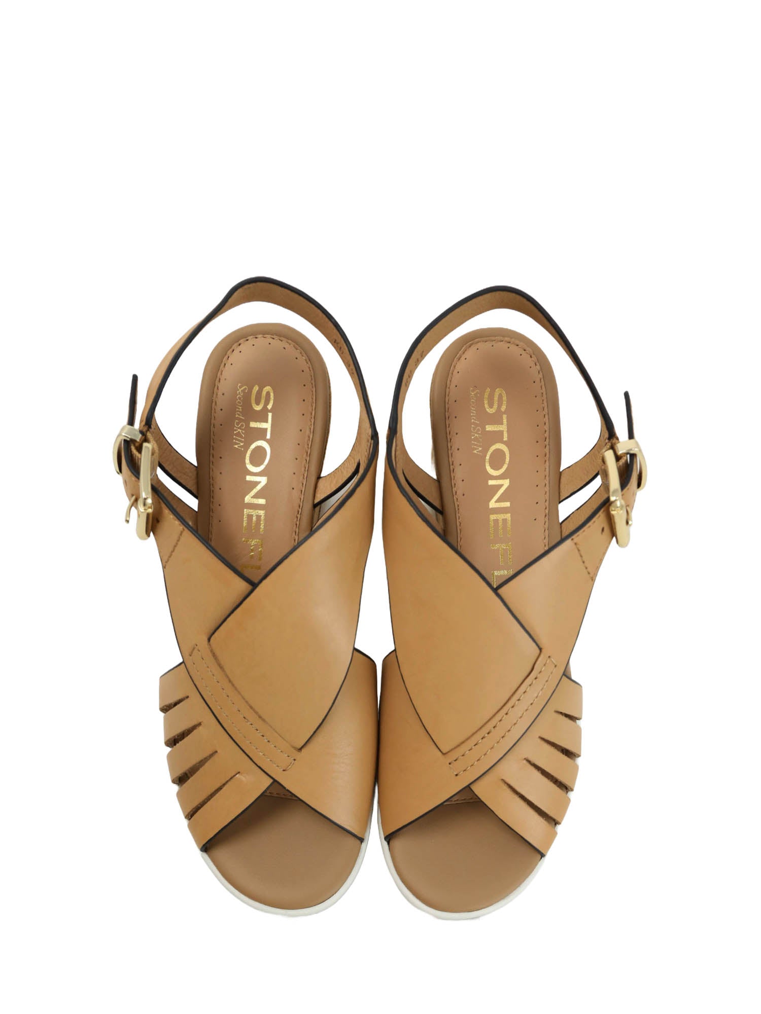 Sandali zeppa Marrone Stonefly