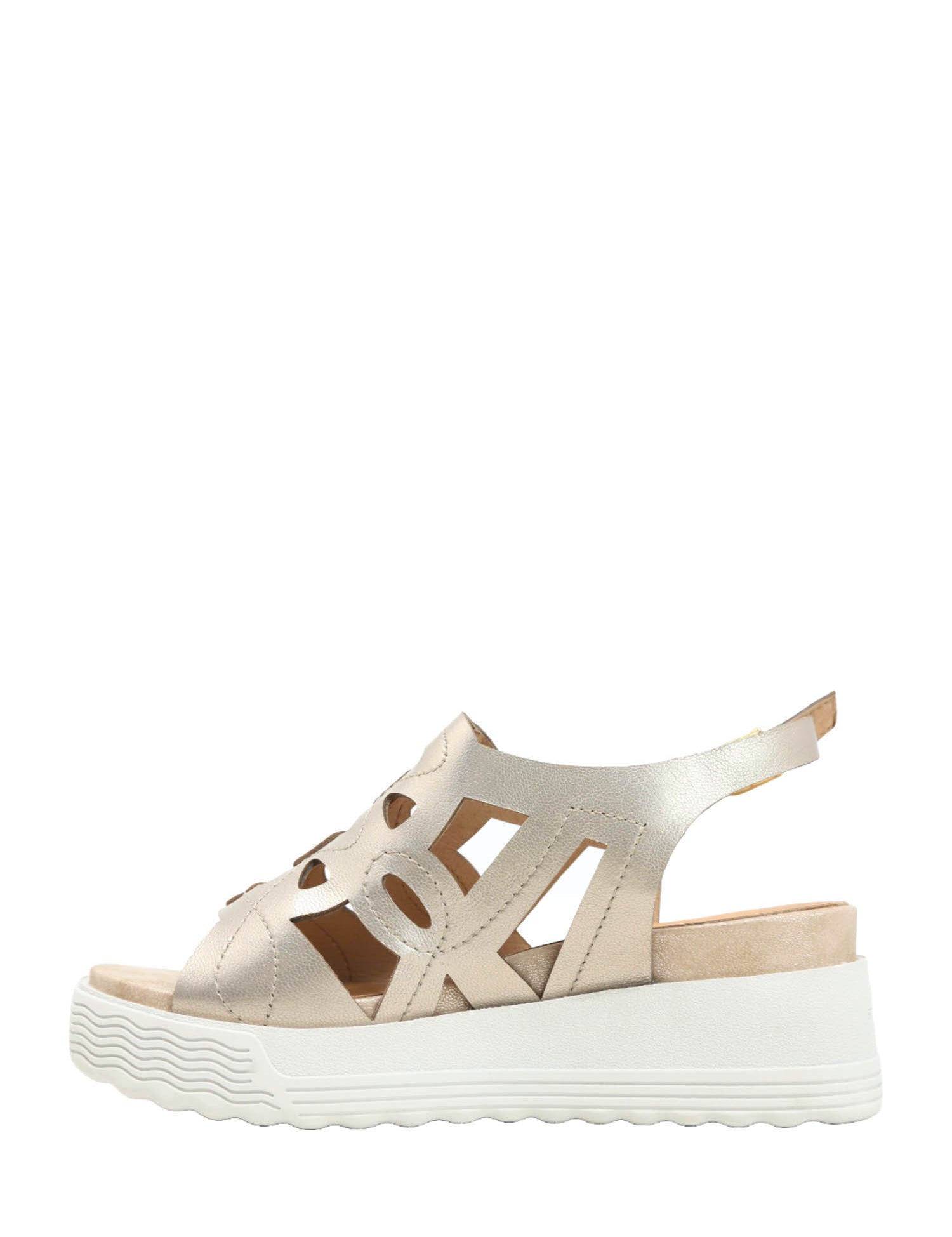 Sandali zeppa Tortora Stonefly