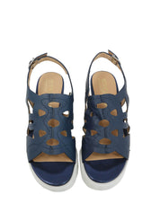 Sandali zeppa Blu Stonefly
