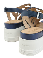 Sandali zeppa Blu Stonefly