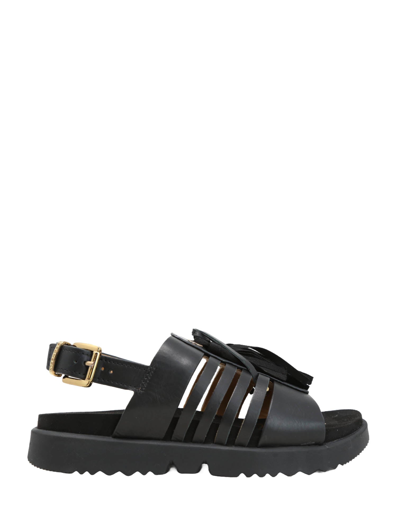 Sandali zeppa Nero Stonefly