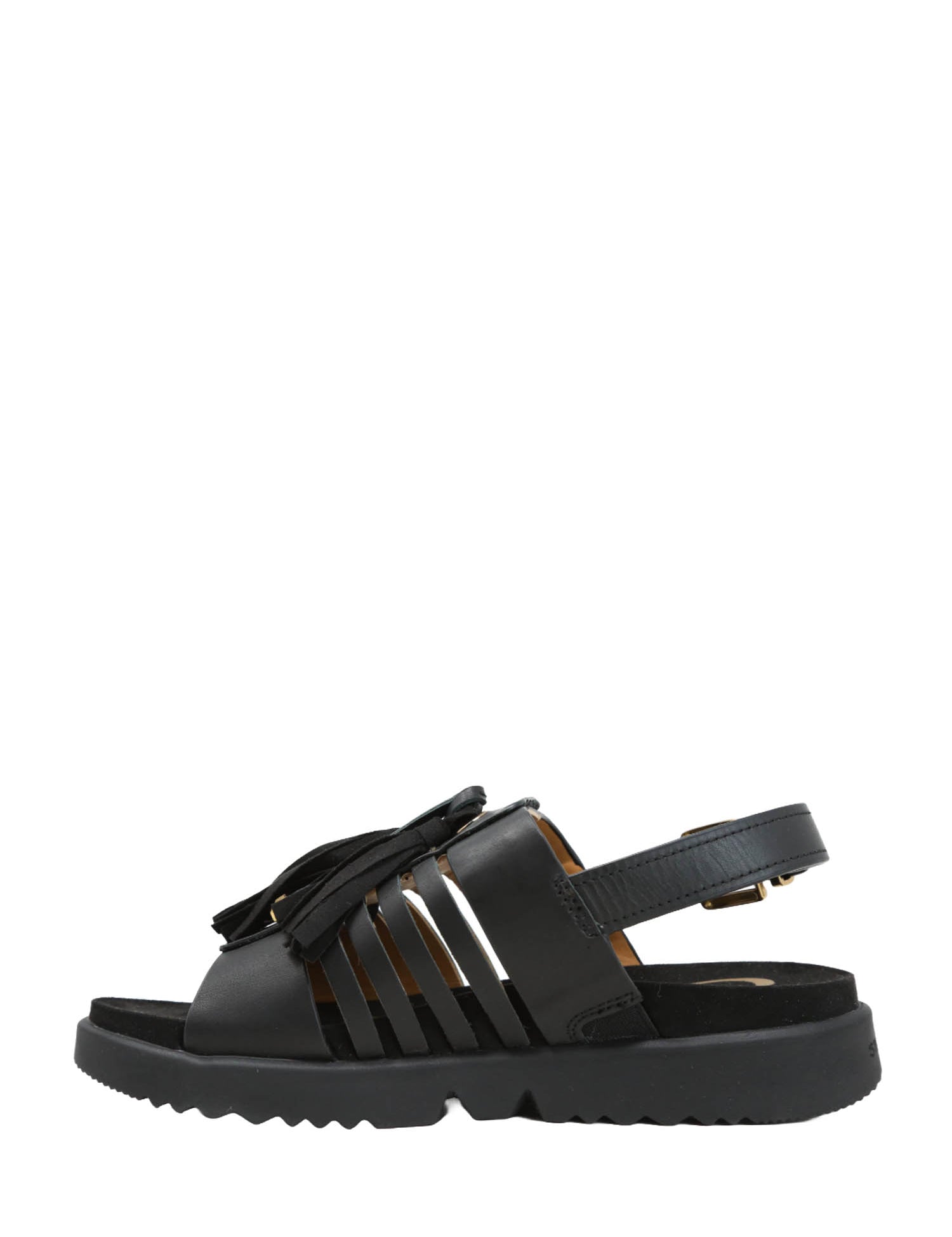 Sandali zeppa Nero Stonefly