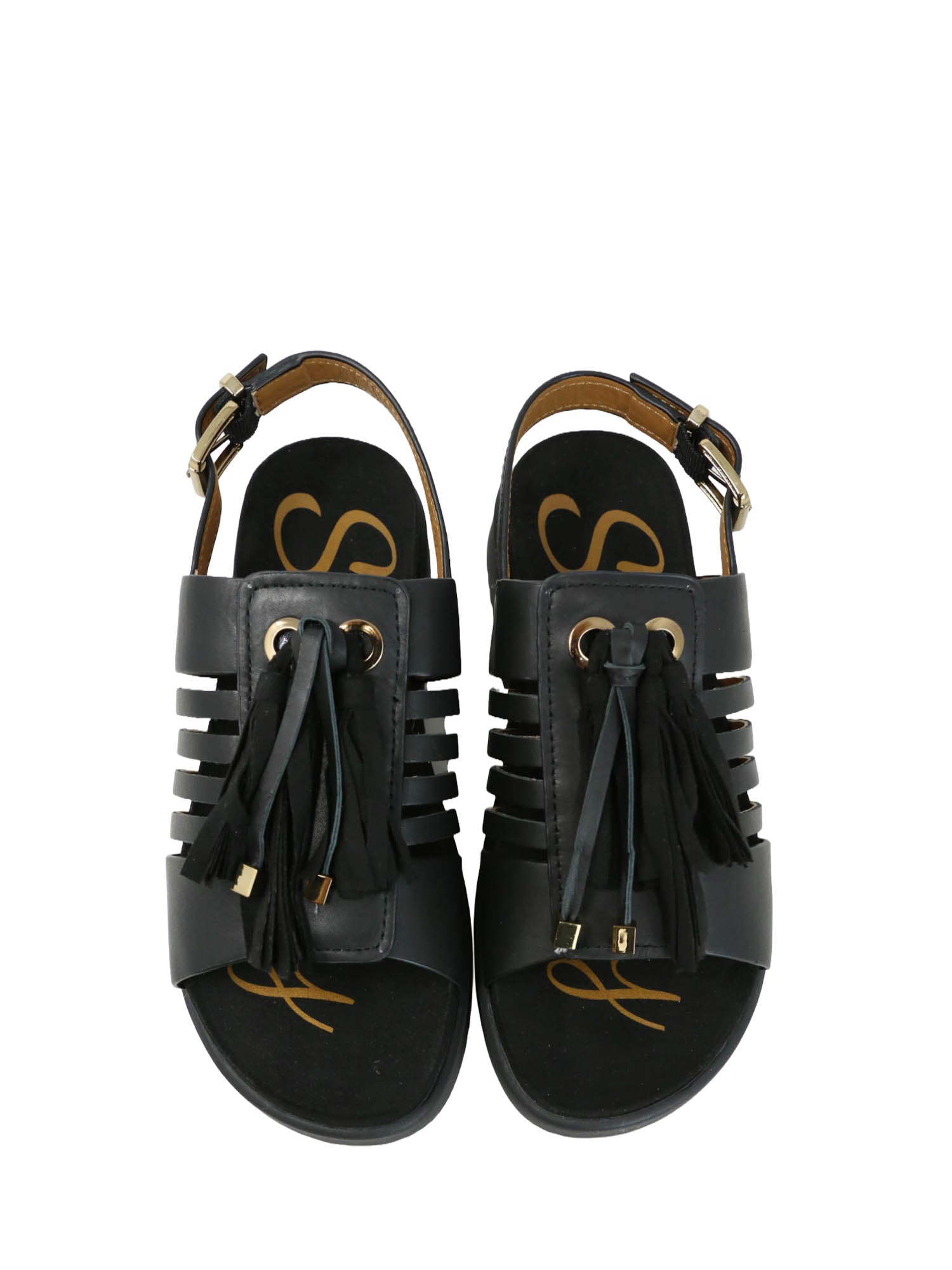 Sandali zeppa Nero Stonefly