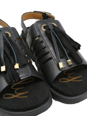 Sandali zeppa Nero Stonefly