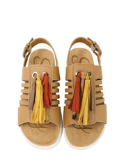 Sandali zeppa Marrone Stonefly