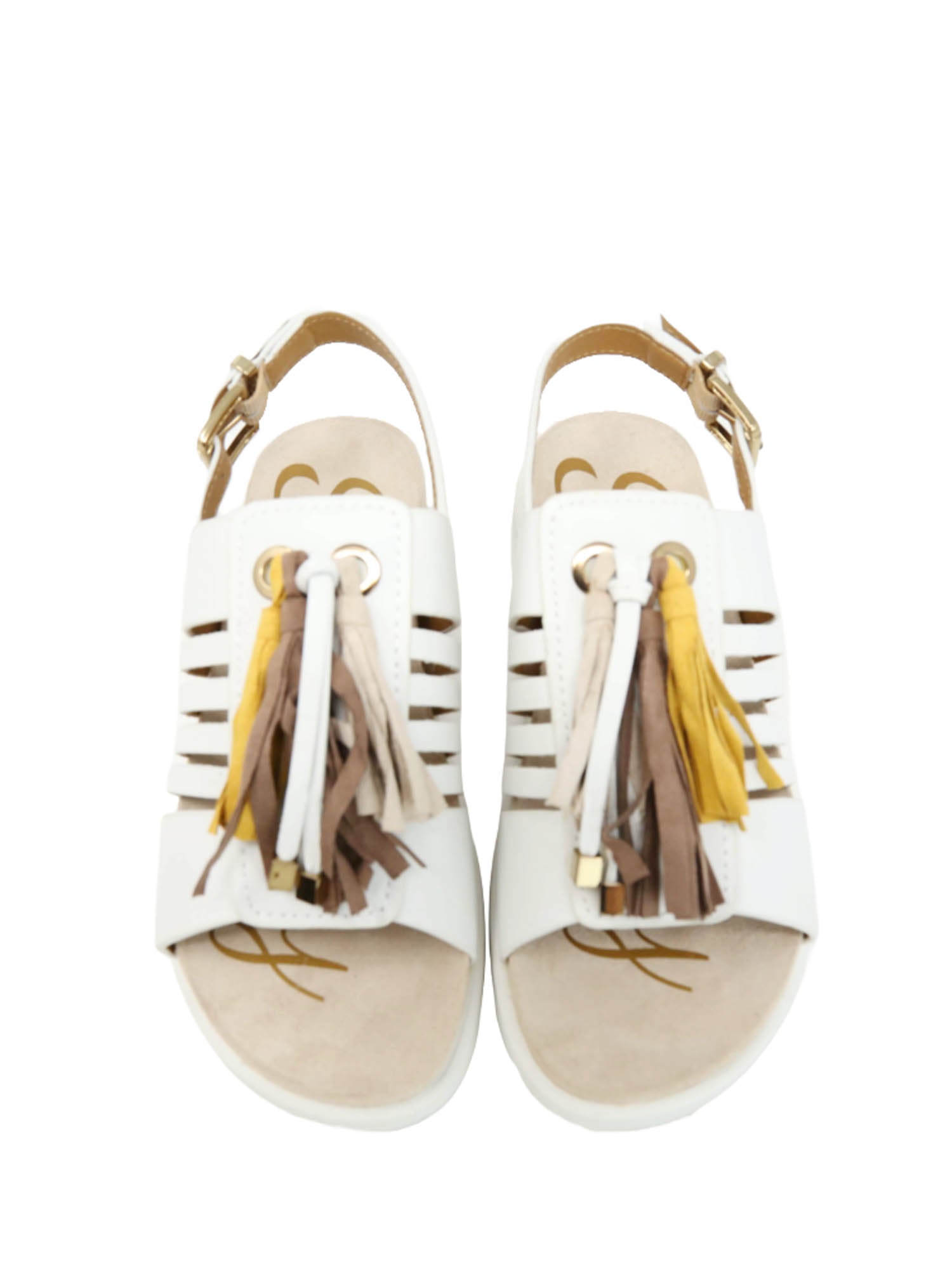 Sandali zeppa Bianco Stonefly