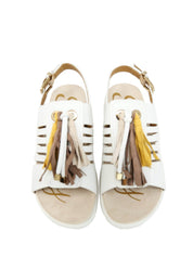 Sandali zeppa Bianco Stonefly