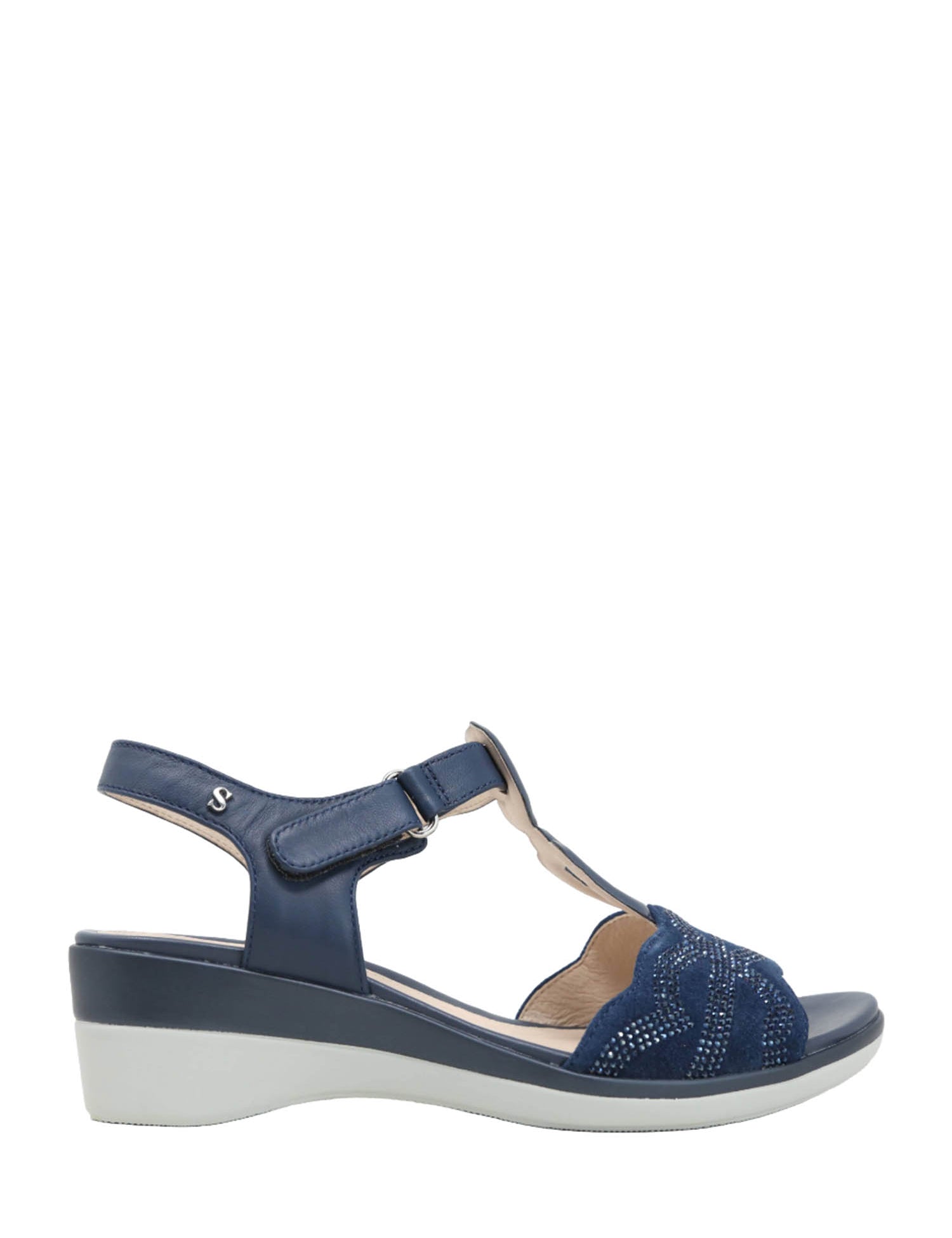 Sandali zeppa Blu Stonefly