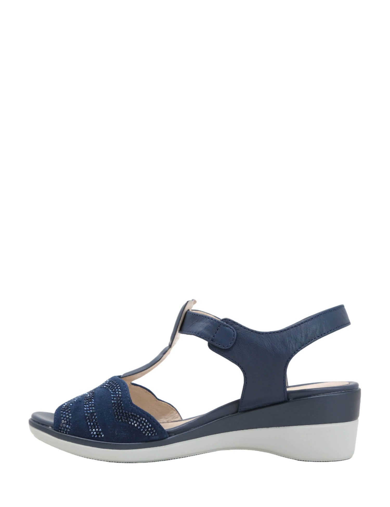 Sandali zeppa Blu Stonefly