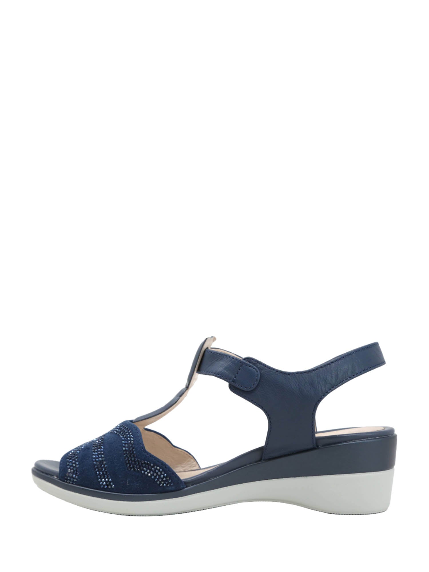 Sandali zeppa Blu Stonefly