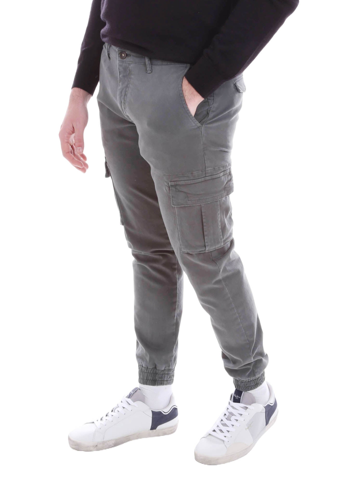 Pantaloni Grigio Borgoni Milano
