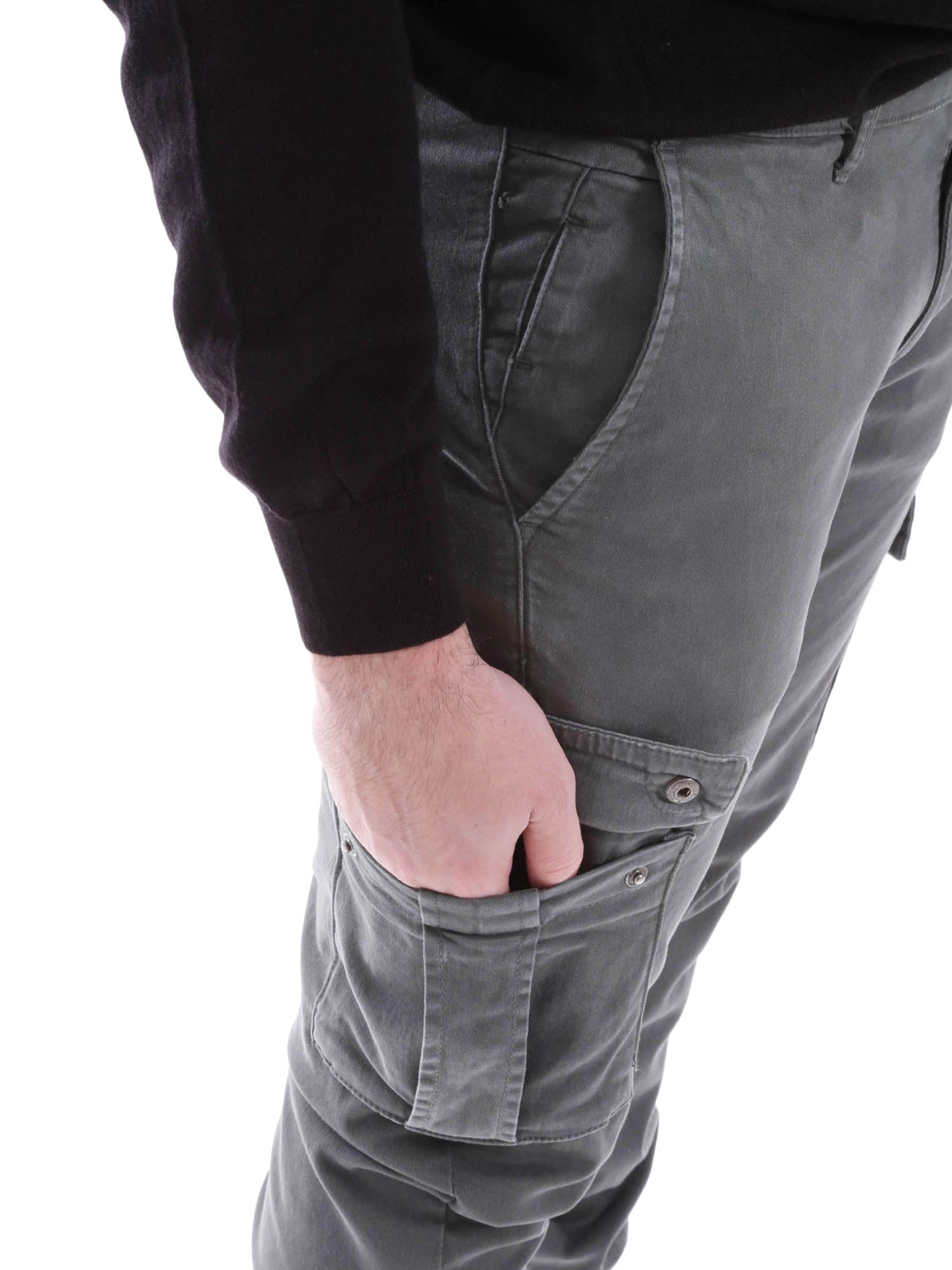 Pantaloni Grigio Borgoni Milano