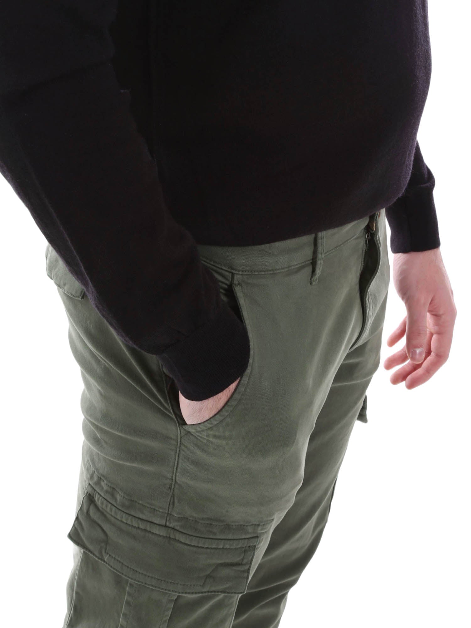 Pantaloni Verde Borgoni Milano