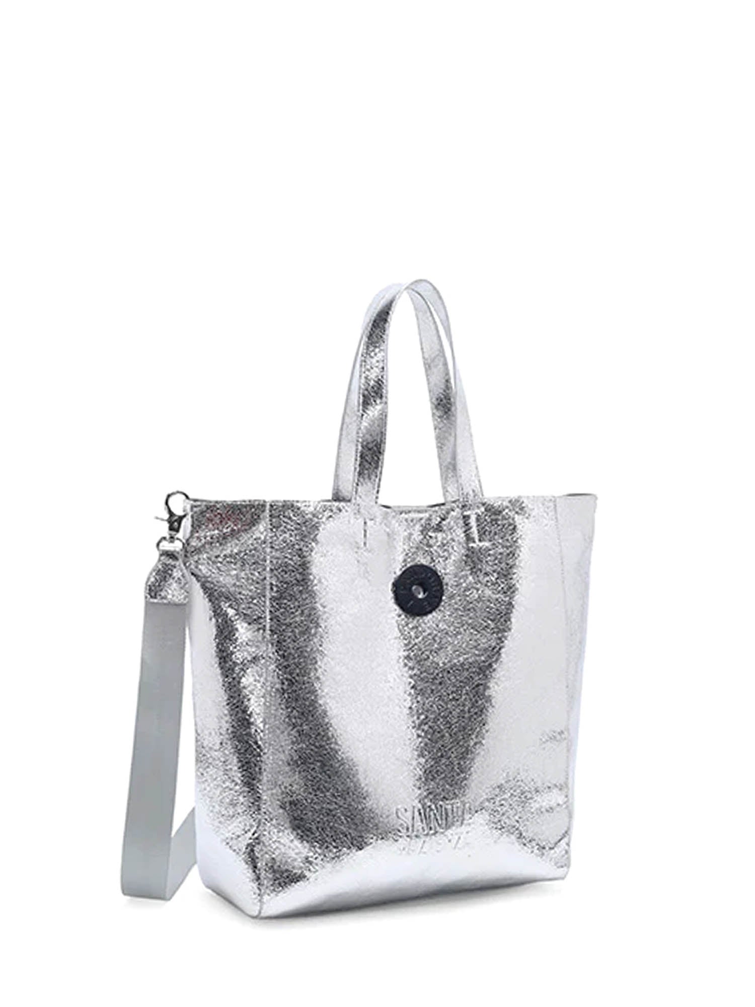 Shopper Argentato Le Pandorine