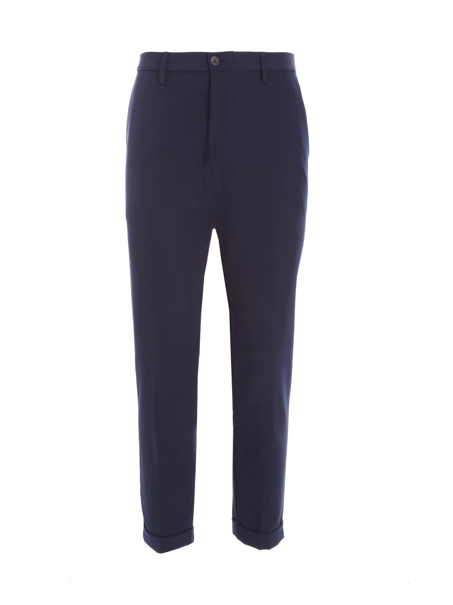 Pantaloni Blu Borgoni Milano