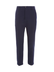 Pantaloni Blu Borgoni Milano