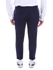 Pantaloni Blu Borgoni Milano