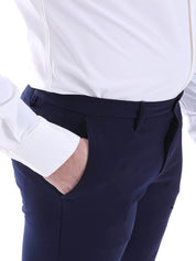 Pantaloni Blu Borgoni Milano