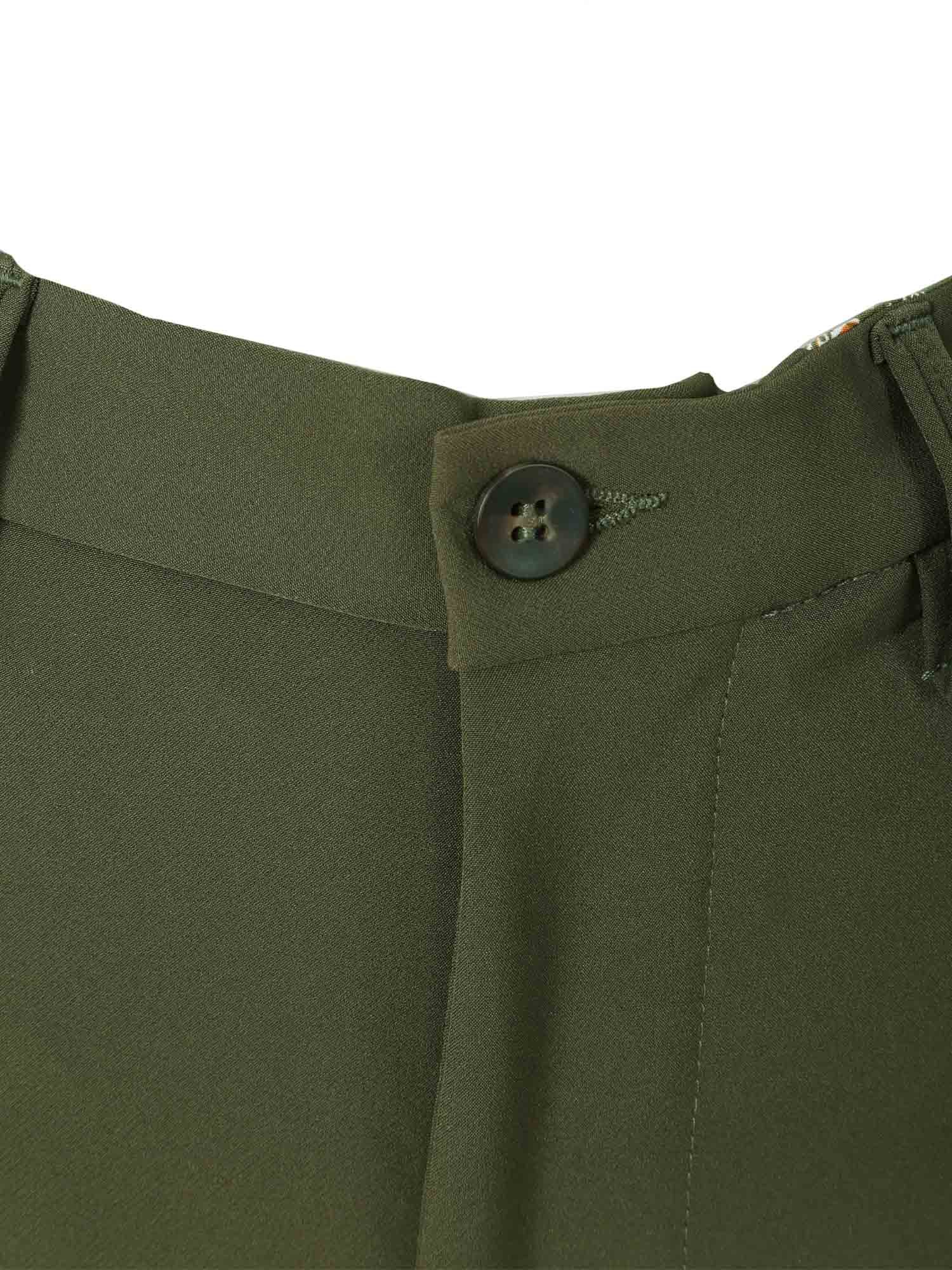 Pantaloni Verde Borgoni Milano