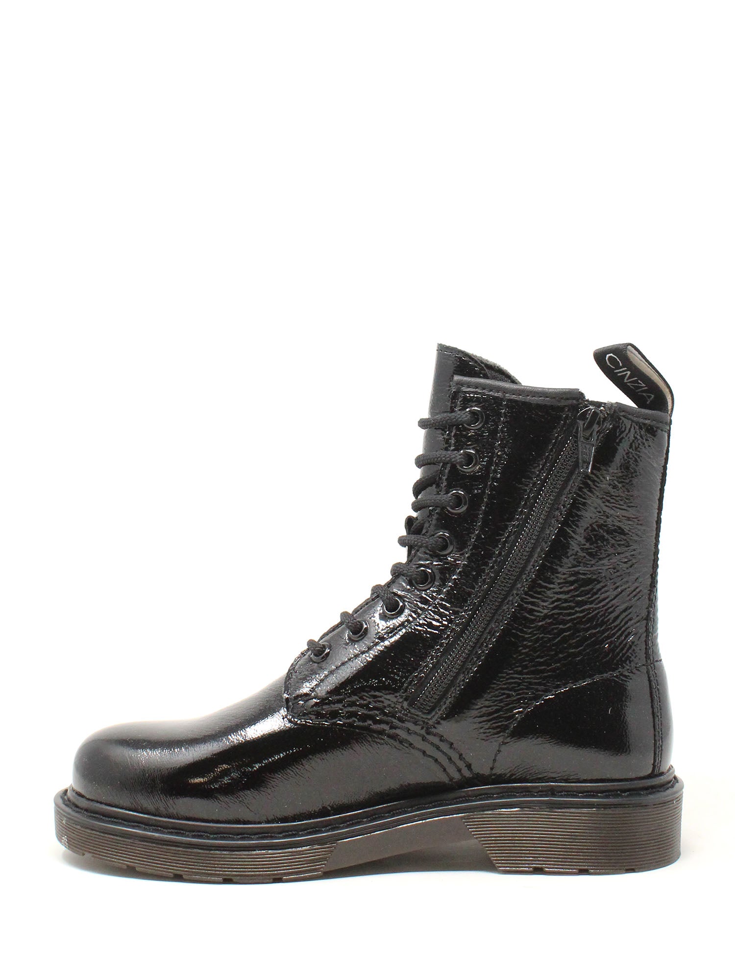 Anfibi Nero Cinzia Soft