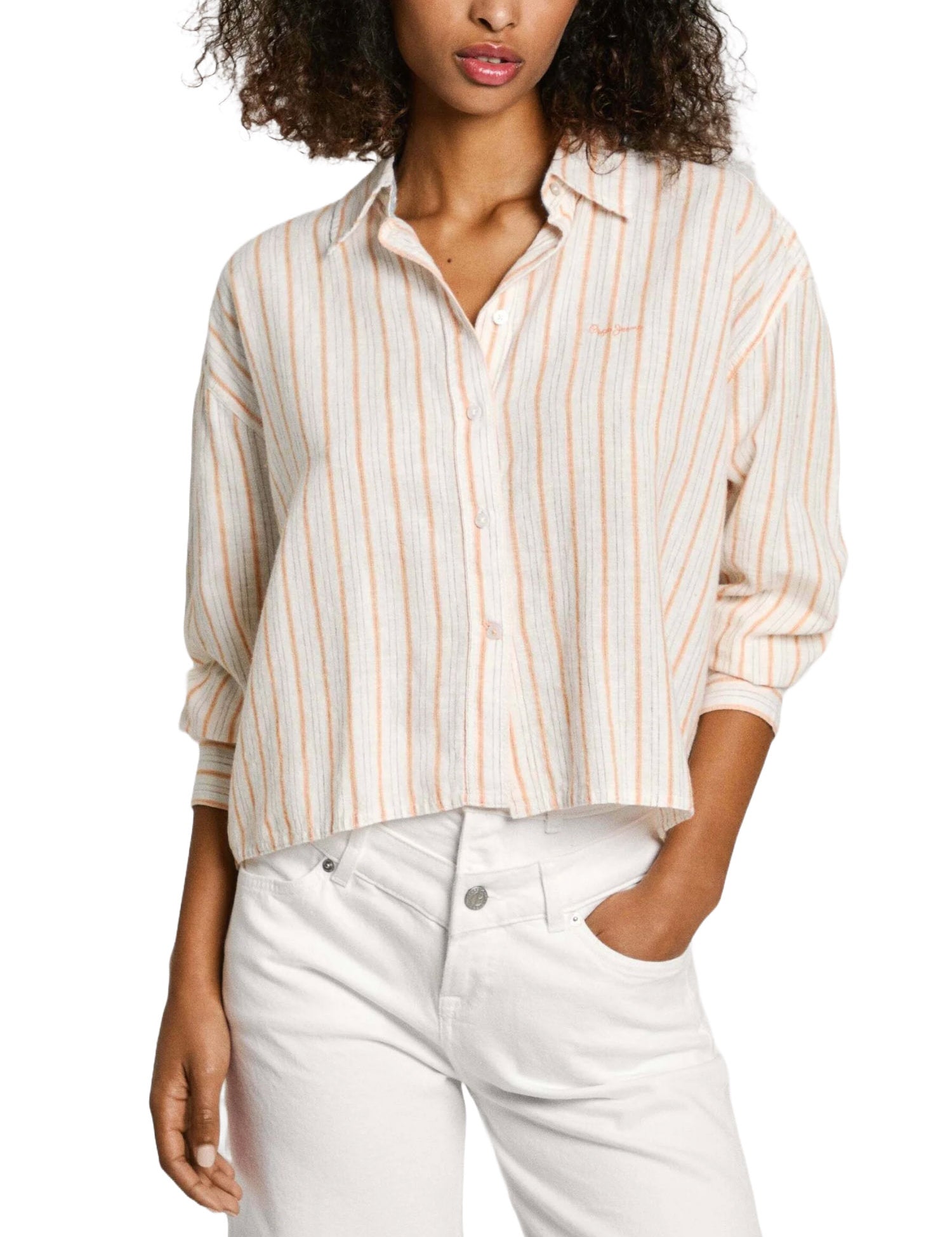 Camicie Arancio Pepe Jeans