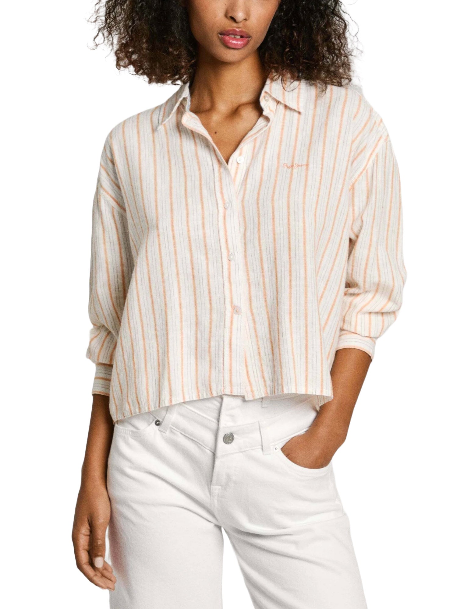 Camicie Arancio Pepe Jeans