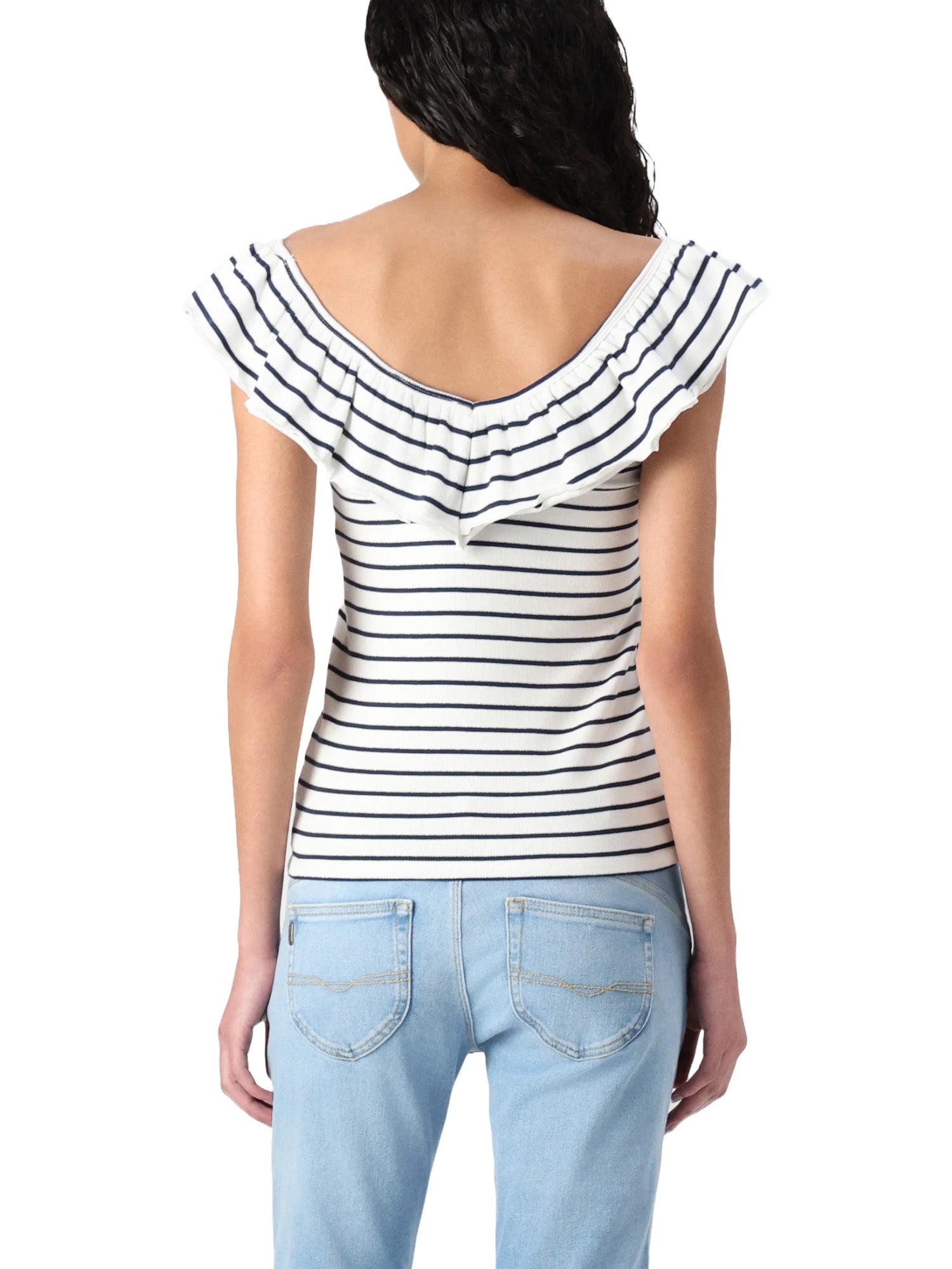 Top e canotte Bianco Blu Pepe Jeans