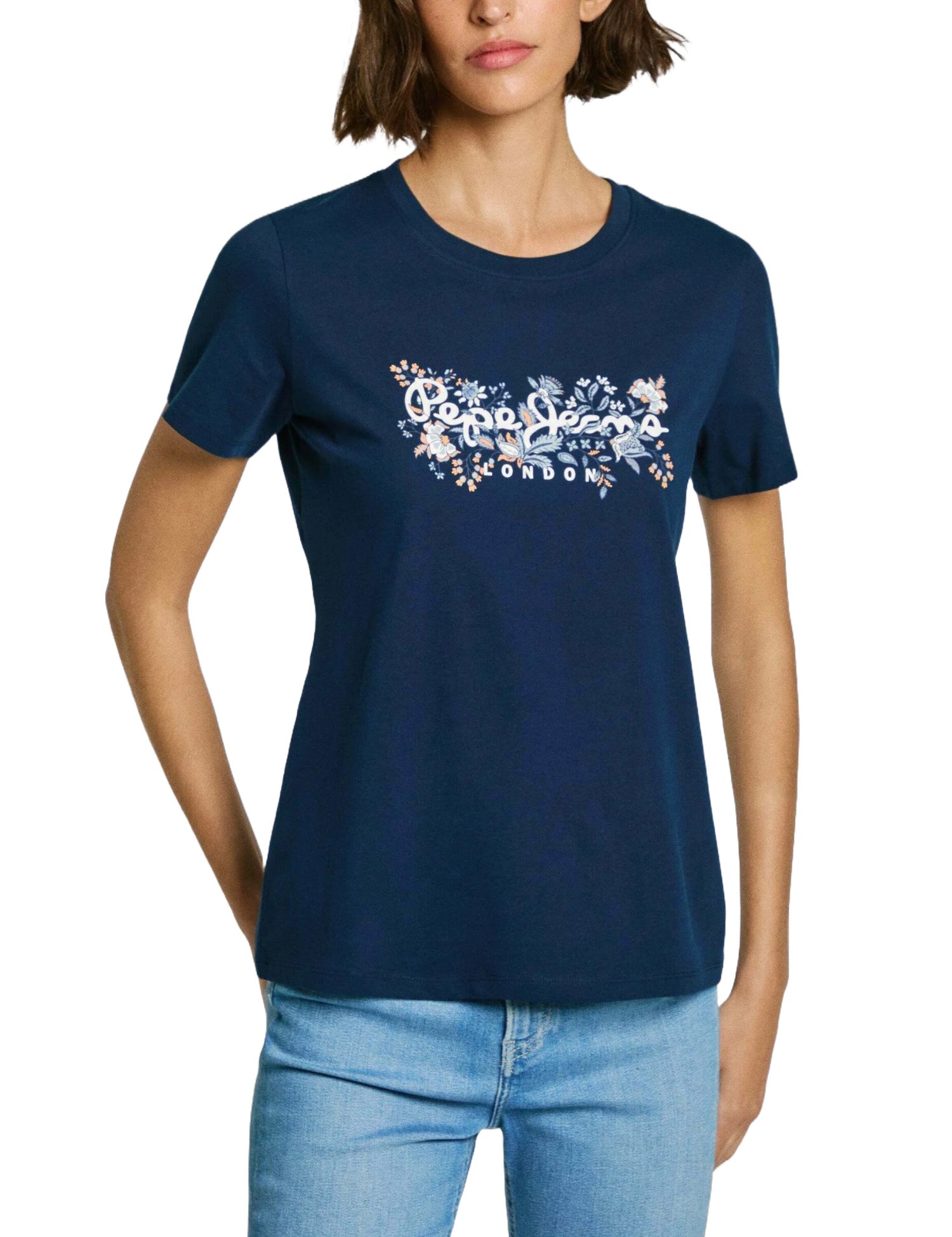 T-shirt Blu Pepe Jeans