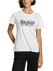T-shirt Bianco Pepe Jeans