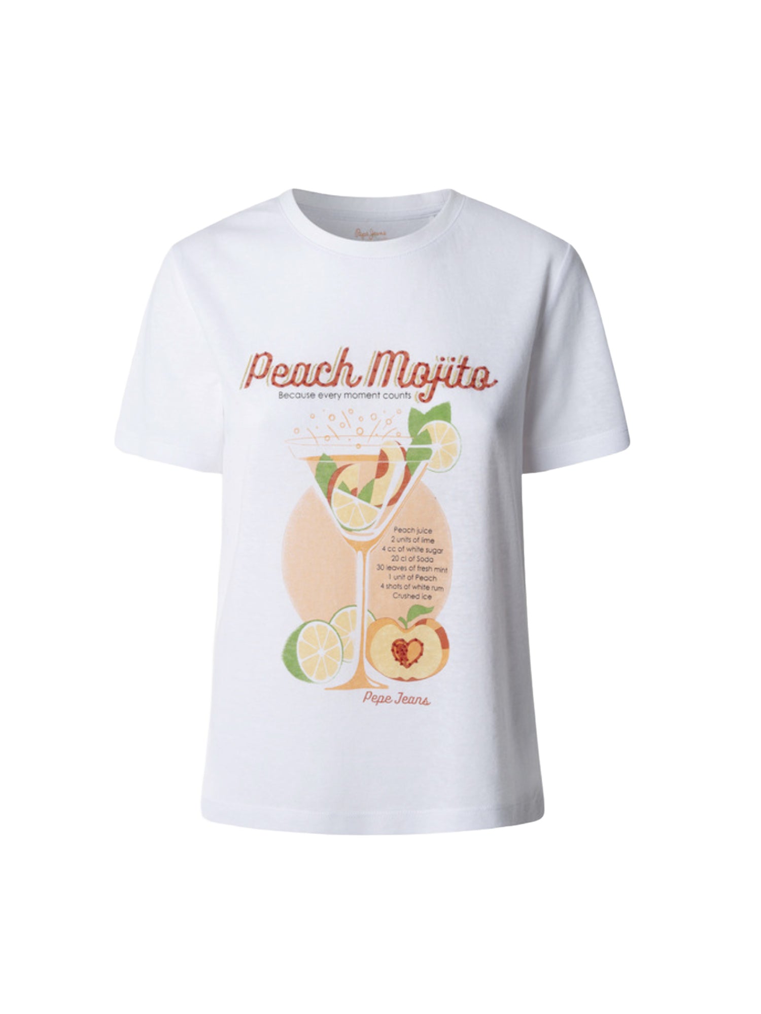 T-shirt Bianco Pepe Jeans