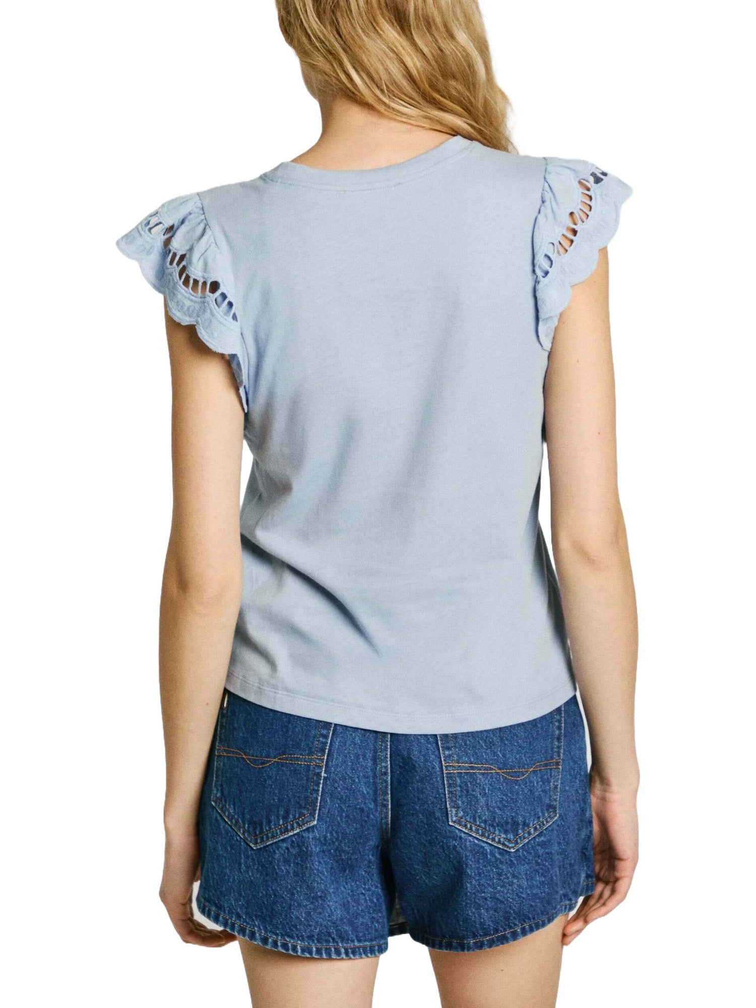 T-shirt Celeste Pepe Jeans