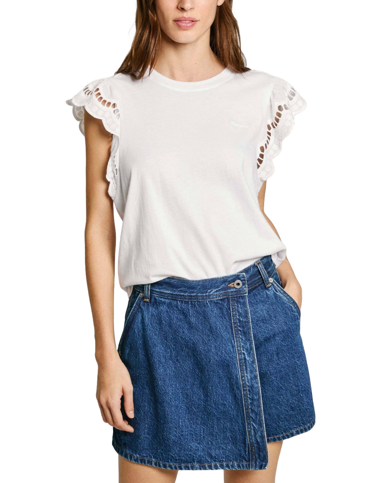 T-shirt Bianco Pepe Jeans