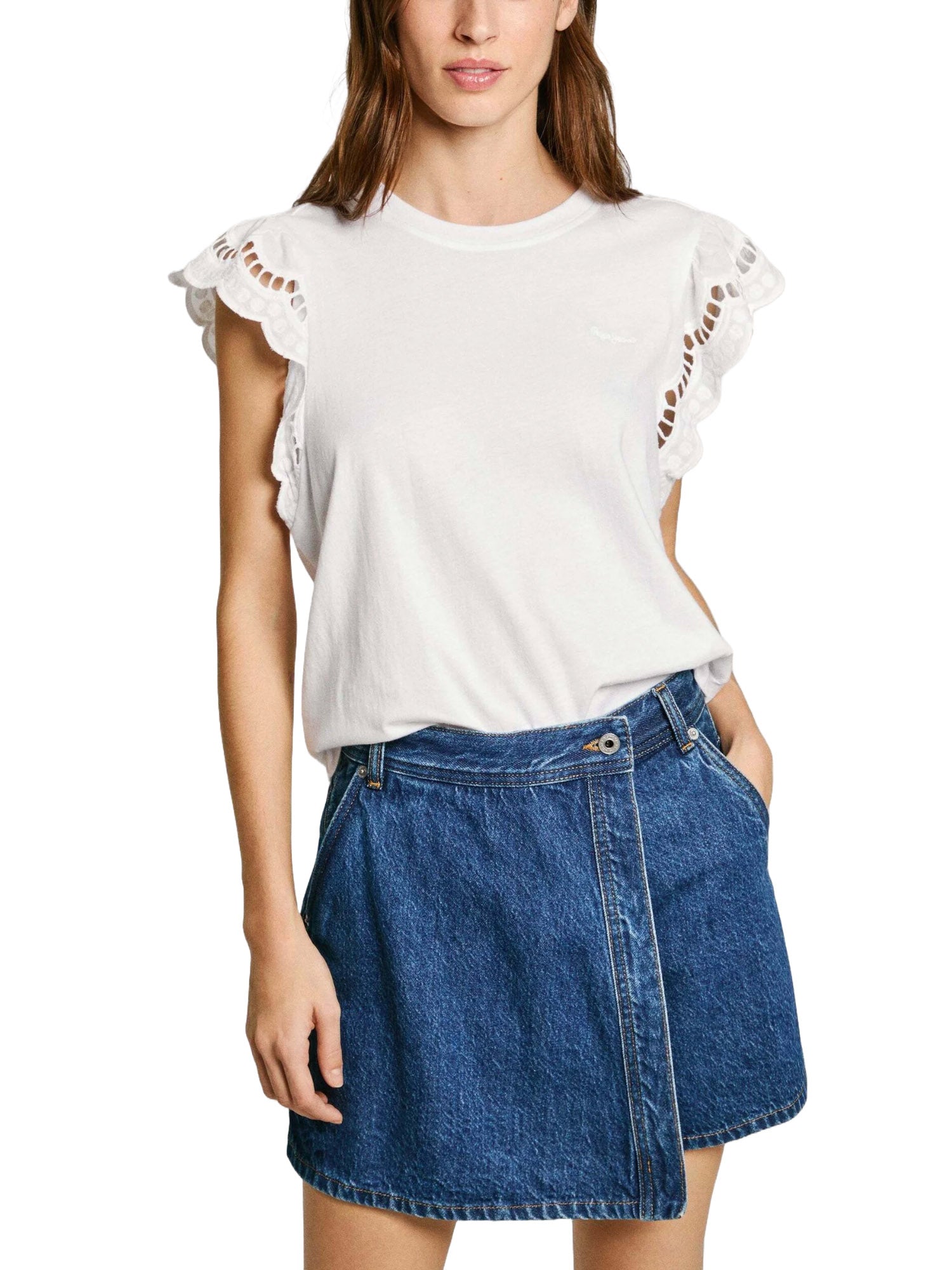 T-shirt Bianco Pepe Jeans