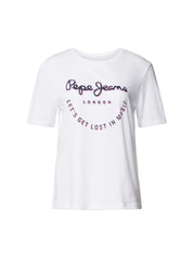 T-shirt Bianco Pepe Jeans