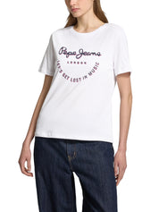 T-shirt Bianco Pepe Jeans