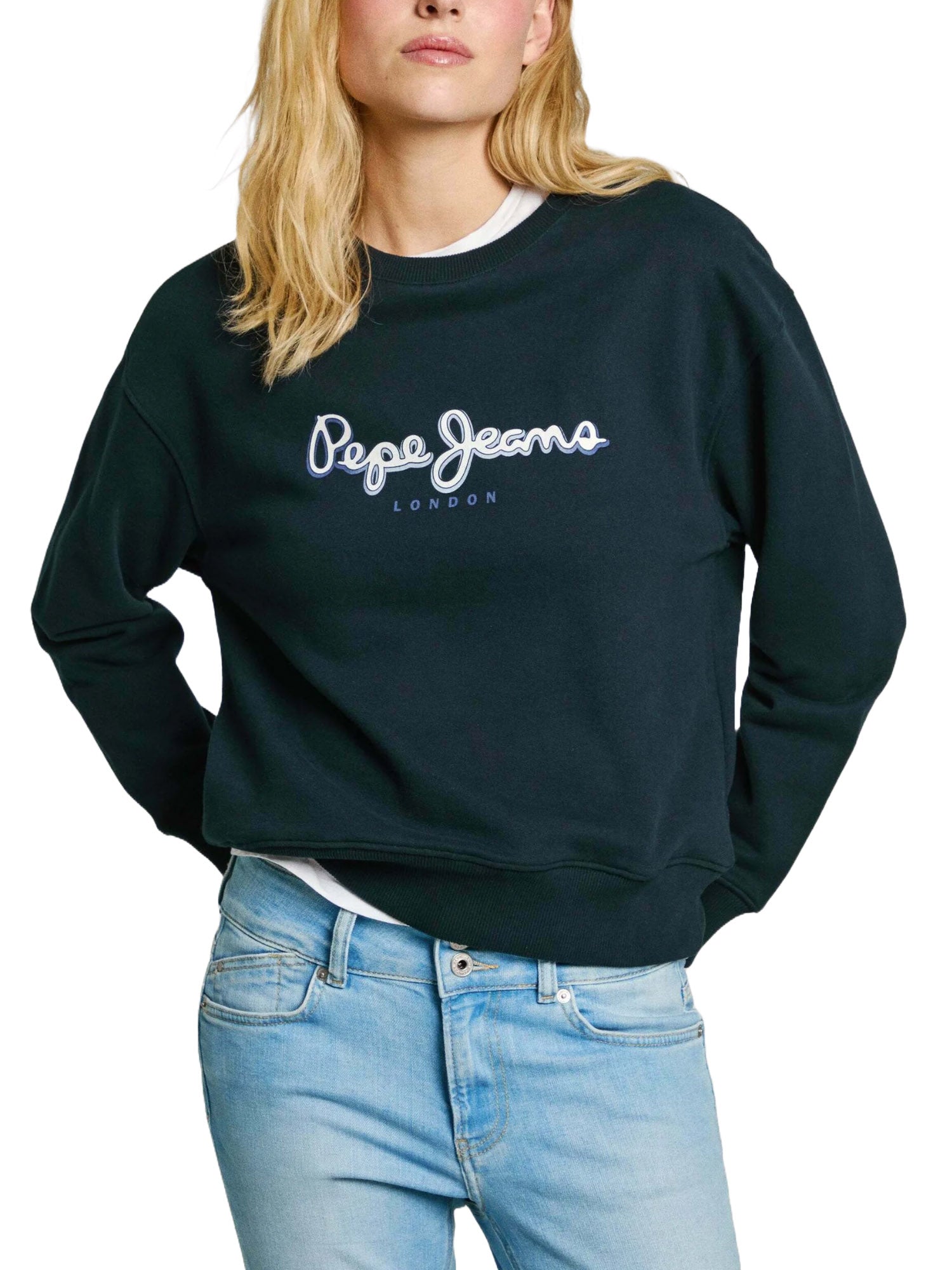 Felpe Blu Scuro Pepe Jeans