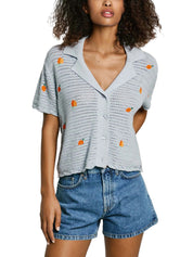 Cardigan Blu Pepe Jeans