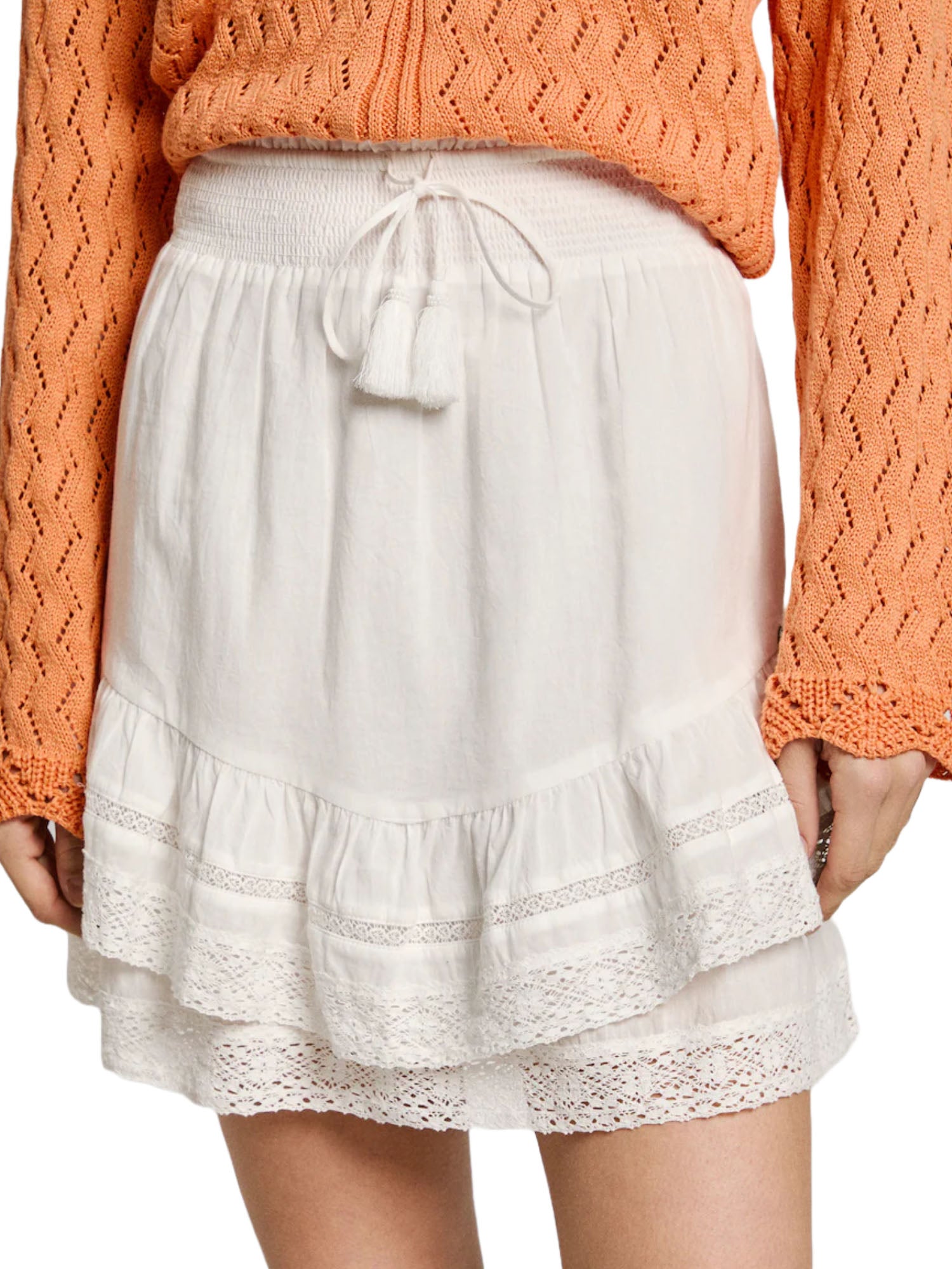 Gonne Bianco Pepe Jeans