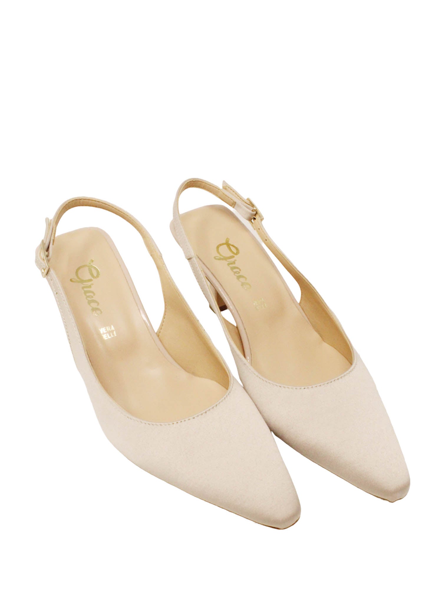 Sandali tacco Beige Grace Shoes