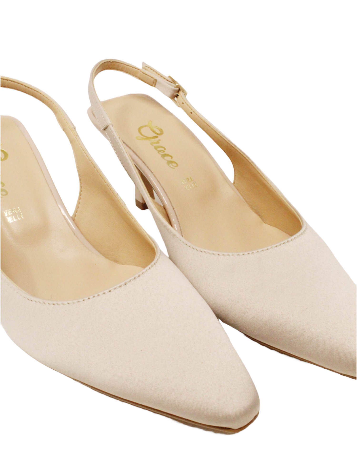 Sandali tacco Beige Grace Shoes