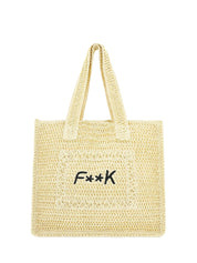 Borse mare Beige F**k